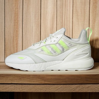 Adidas ZX 2K Boost 2.0 Men Size 9.5 Athletic Shoe Running Sneaker White Trainer