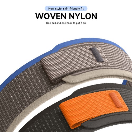 Watch Band For Samsung Galaxy Watch Ultra 47mm Woven Nylon Loop Strap Bracelet - Photo 5 sur 27