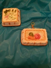 Vintage Gelatin Mold Wall Hanger Made in Taiwan Miniature set of 2 MCM