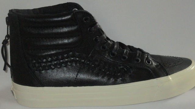 vans sk8 leather black