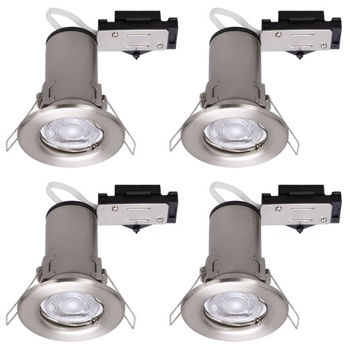 Litecraft Fire Rated Recessed Downlights With or Without Bulbs - 2 Colours - Picture 11 of 48