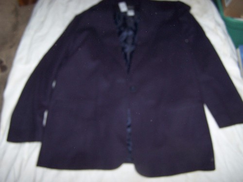 Sag Harbor 100% Wool lined Black Blazer 