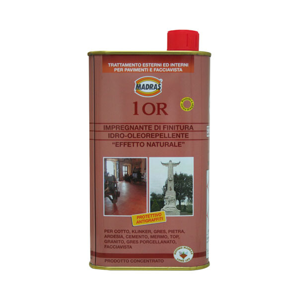 1OR Impermeabilizzante, idro oleorepellente, trasparente per esterno. 1Lt MADRAS