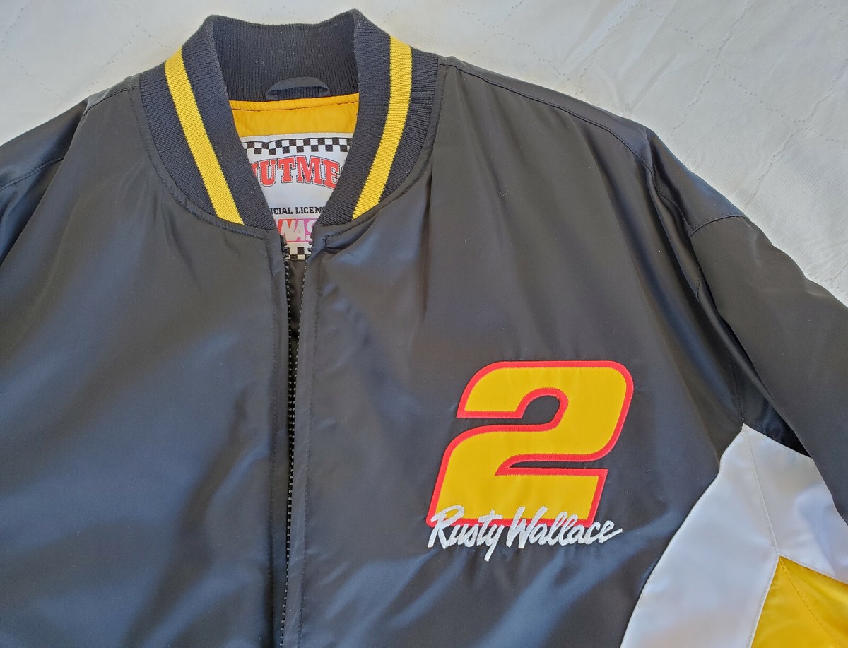 Vintage 90s Rusty Wallace NASCAR Jacket Men