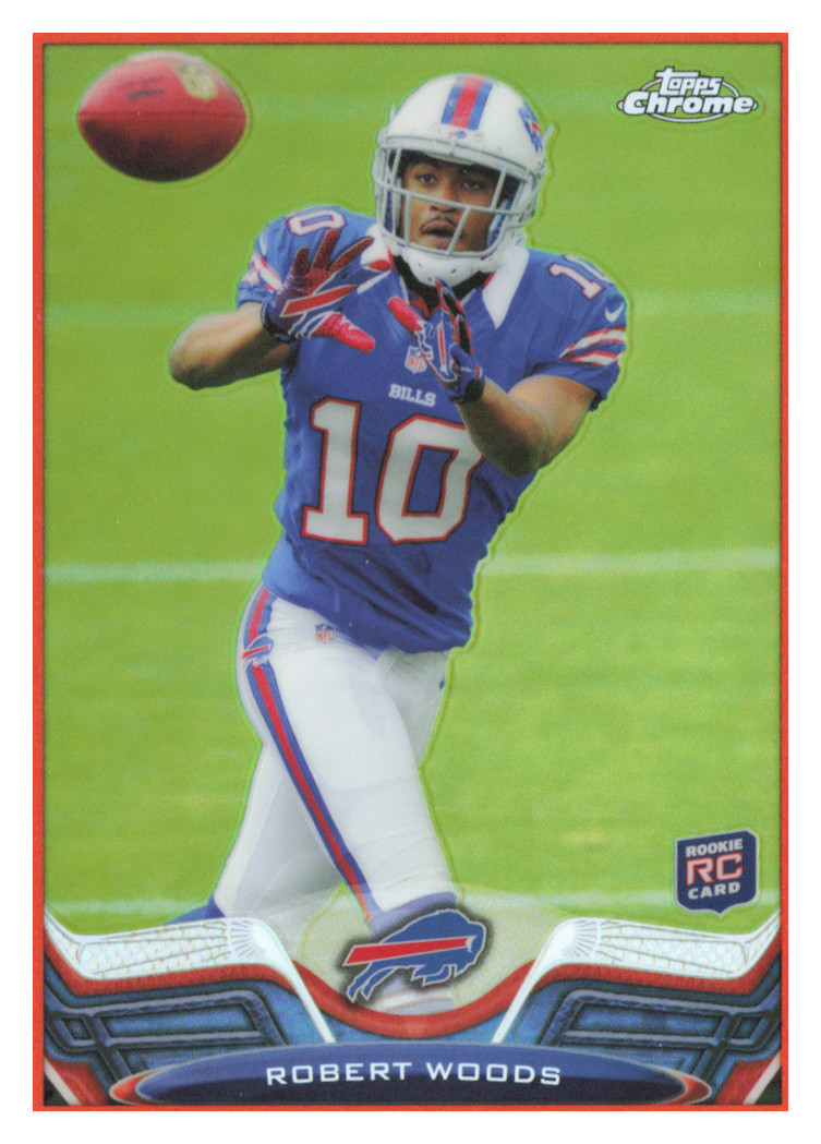 Robert Woods 2013 Topps Chrome ROOKIE Orange Refractor #3 - Buffalo Bills