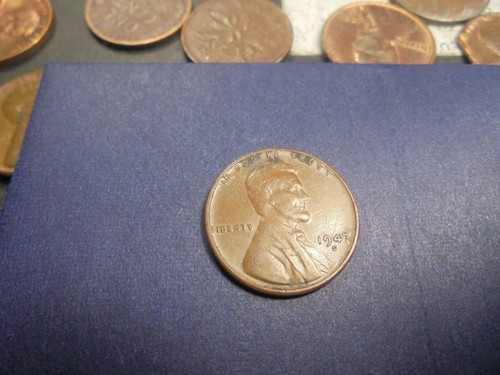 1947 D WHEAT Cent ( REV LAMINATION ERROR WITH PEEL #OR647D - Picture 6 of 7