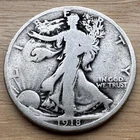 1918 Walking Liberty Half Dollar, Clear Date, Nice Rim