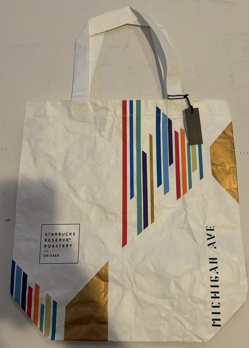 New Starbucks Reserve Roastery Chicago Tyvek Tote Bag | eBay