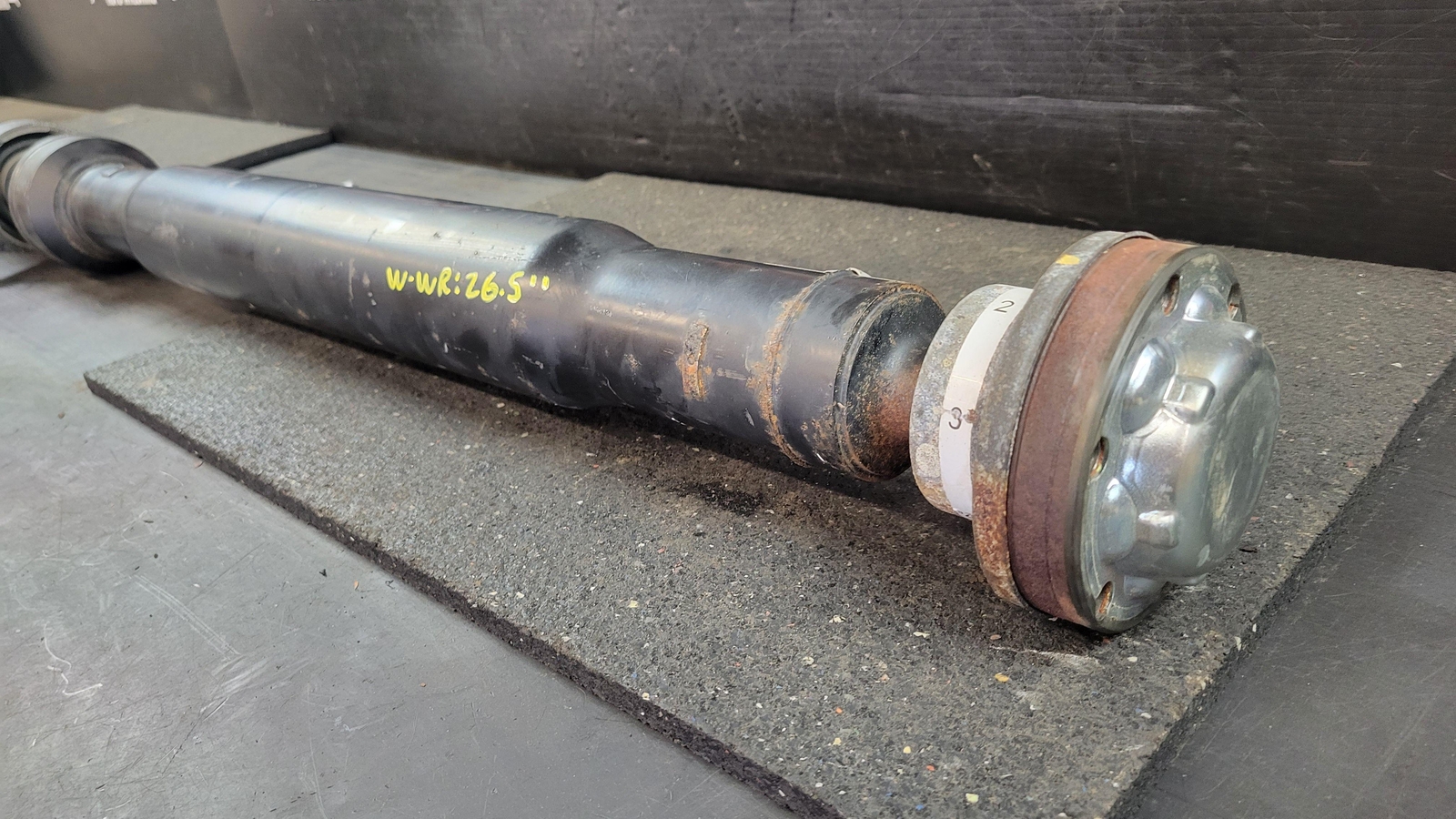 2014 MASERATI GHIBLI REAR DRIVE SHAFT ASSEMBLY RWD W-WF:20.0" W-WR:26.5"