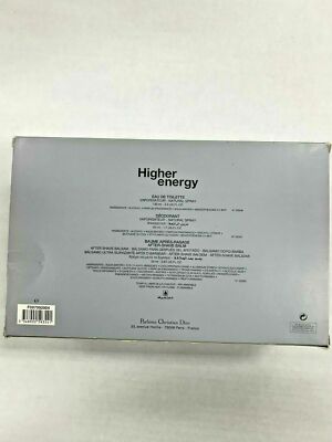 Higher Energy by Dior Men Set3.4oz Eau deToilette Spray, Deo,A/S