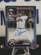 2024 Topps Chrome DARIUS VINES Rookie Auto RA-DV Atlanta Braves Rookie