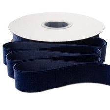 Polyester Navy Velvet Ribbon1 Inches Continuous10-Yard SpoolChristmas Ribbon ...