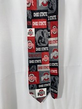 Ohio State University Buckeyes Brutus Mens Neck Tie Ralph Marlin