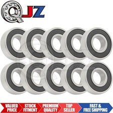  Qty.10 6204-2RS Deep Groove Radial Ball Bearing 20mm Bore x 47mm OD x 14mm W 