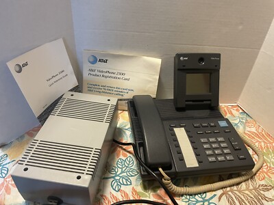 AT&T Video Phone 2500 Complete With Power Adapter Vintage | eBay
