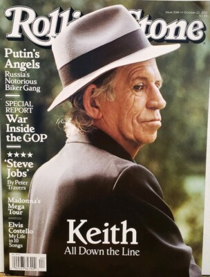 Rolling Stone Oct 22 2015 Keith Richards All Down the Line FREE SHIPPING CB