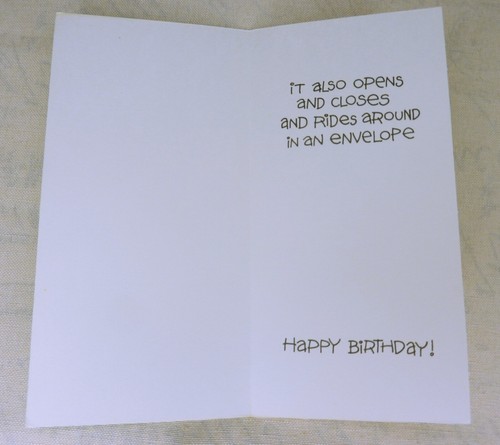 Vintage American Greetings Geburtstagskarte Humor - unbenutzt - Bild 2 von 3