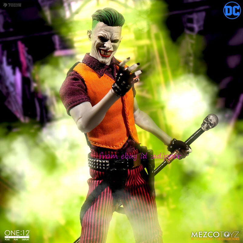 Perfect Mezco Toyz 1/12 Collective Joker Clown Prince Of Crime Is