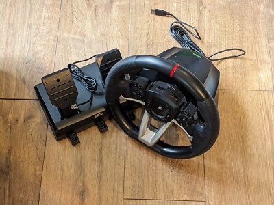 HORI RWA Apex racing steering wheel pedals USB for
