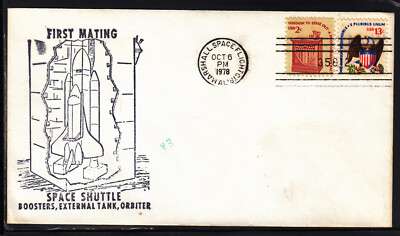 Space Shuttle STS 1st Mating Booster,External Tank Orbiter NASA C, MSFC 06.10.78