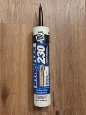 DAP DYNAFLEX 230 BLACK Silicone Door Trim Window Siding Sealant 10.1oz 18280 NEW