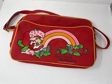 VINTAGE American Greetings 1980 STRAWBERRY SHORTCAKE SUITCASE Travel Bag Luggage