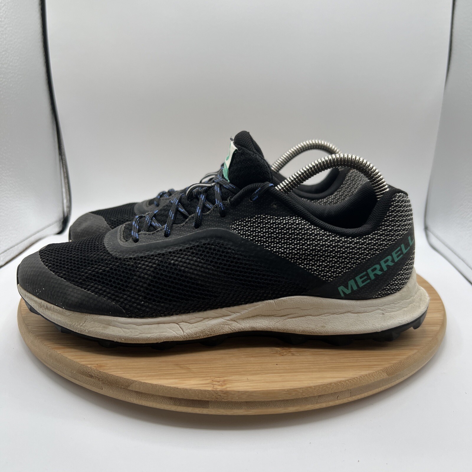 Scarpe da trail running da donna Merrell taglia 9 MTL Skyfire J066112 nere blu