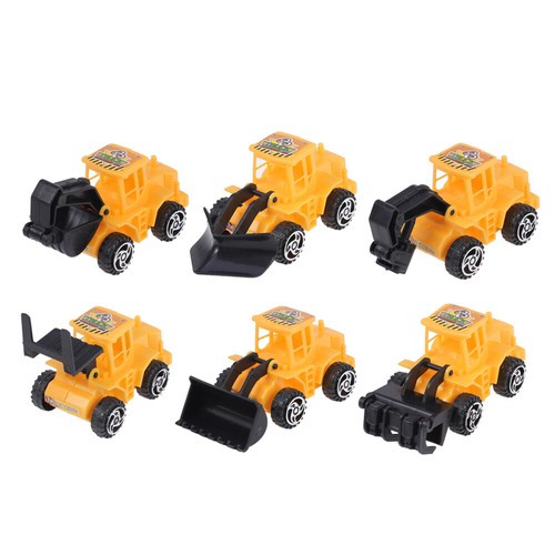 6 Pcs Construction Vehicles Toys Kids Mini Excavator Trucks Tiny Cars Child - Picture 11 of 12