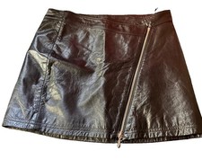 Vintage Leather Mini Skirt -Wilson  s