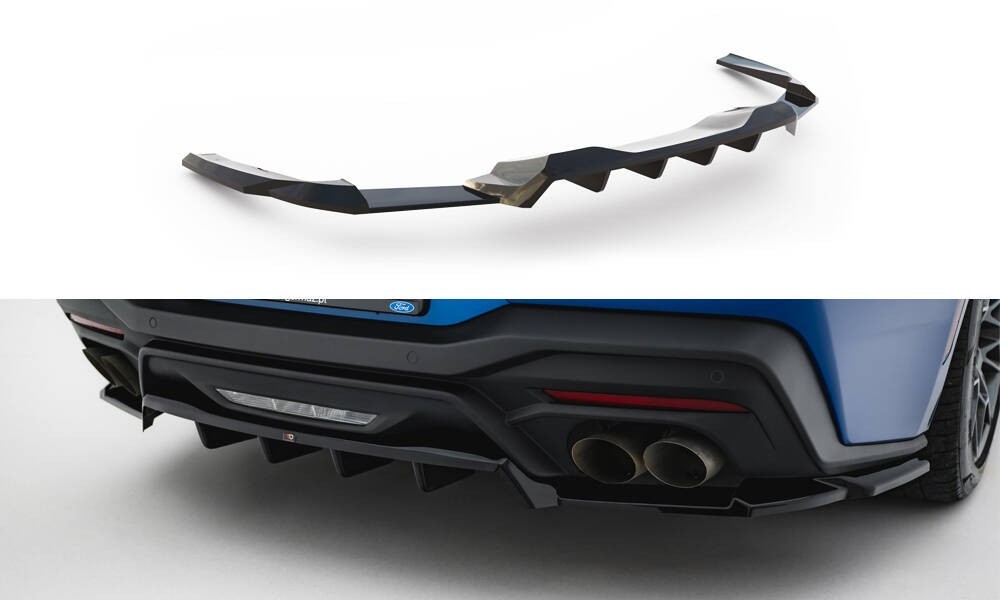 Splitter arriere Maxton avec barre verticale centrale pour Ford Mustang GT Mk7