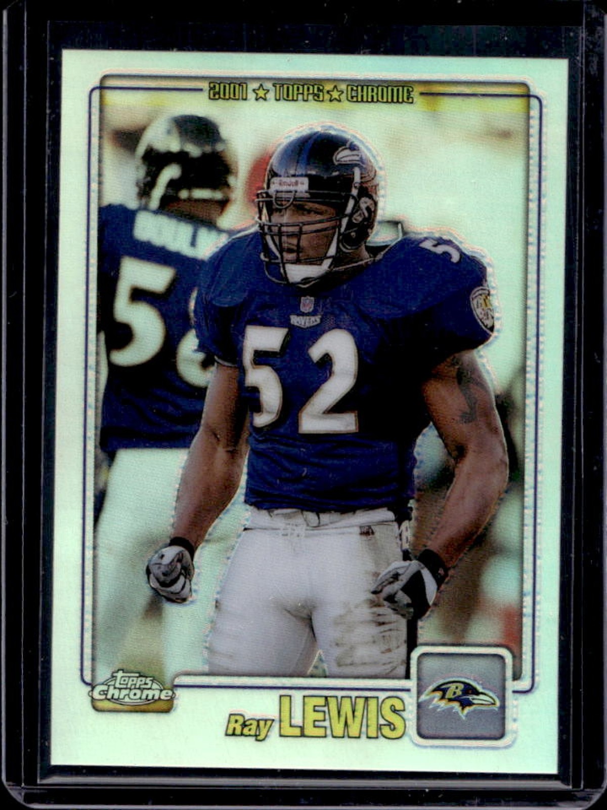 2001 Topps Chrome Ray Lewis Refractor #/999 Ravens