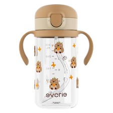 Evorie Tritan Spill Proof Toddler Straw Sippy Cup, 10 oz for Baby and Toddlers