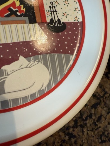 Set of 4 Noritake Epoch Twas The Night Before Salad Dessert Plates - Picture 3 of 4
