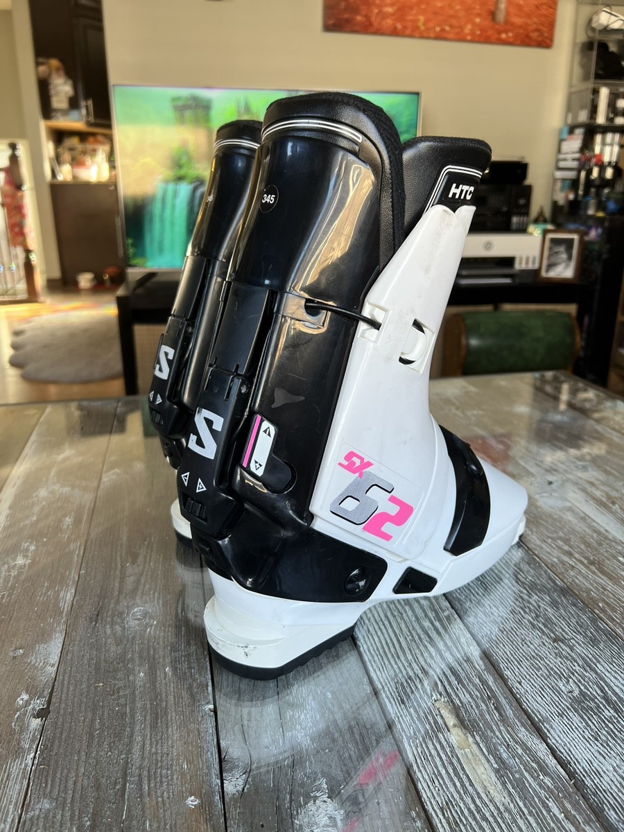 サロンカー彗星 サボ Vintage SALOMON SX 62 HTC Rear Entry Alpine Downhill Ski Boots
