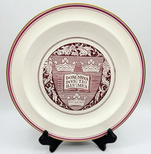 Wedgwood OXFORD UNIVERSITY Coat of arms Plate Heraldic Crest Etruria England