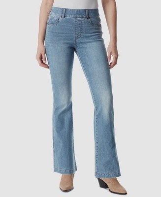 Gloria Vanderbilt Women's Blue Shape Effect Flared Leg Jeans Pants Size 8
