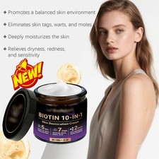 Biotin 10-in-1 Skin Restoration Cream, 2026 Professional Skin Treatment Cream 