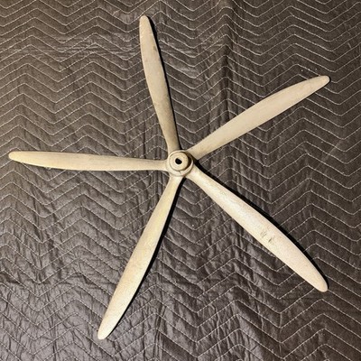 Vintage Cast Aluminum 5-Blade Attic/Industrial Fan Propeller 28