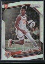 2025 Panini Prizm WNBA #131 Saniya Rivers Silver Prizms