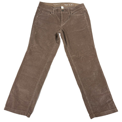 Sonoma Life + Style Boys Corduroy Pants Size 10 Brown Straight Fit Soft Cotton