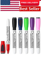 Magnetic Dry Erase Markers with Eraser Low Odor Fine Tip Whiteboard Pens Pack