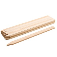 Uimoso Set of 25 Wooden Stakes for Garden, 36x0.5x1.5 in Durable Fir Wood