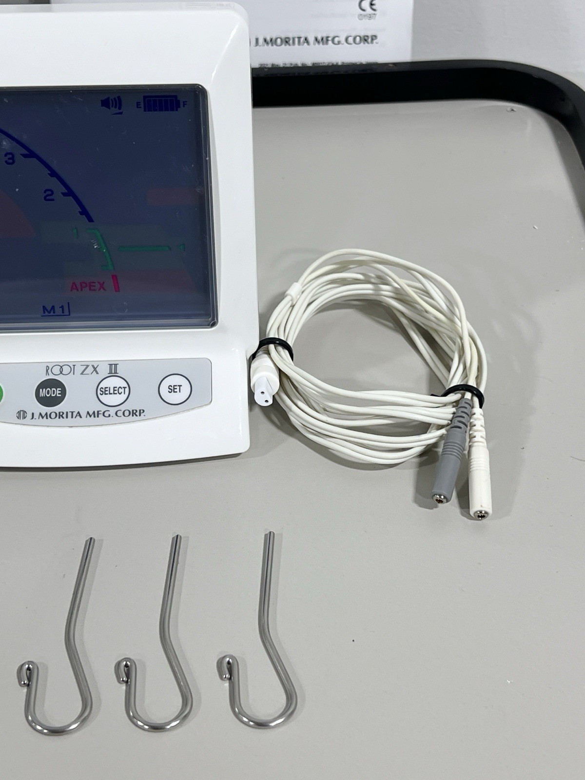 J Morita Root ZX II Dental Endodontic Apex Locator with Accessories