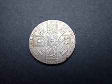 1787 George III Silver Sixpence Coin No Hearts