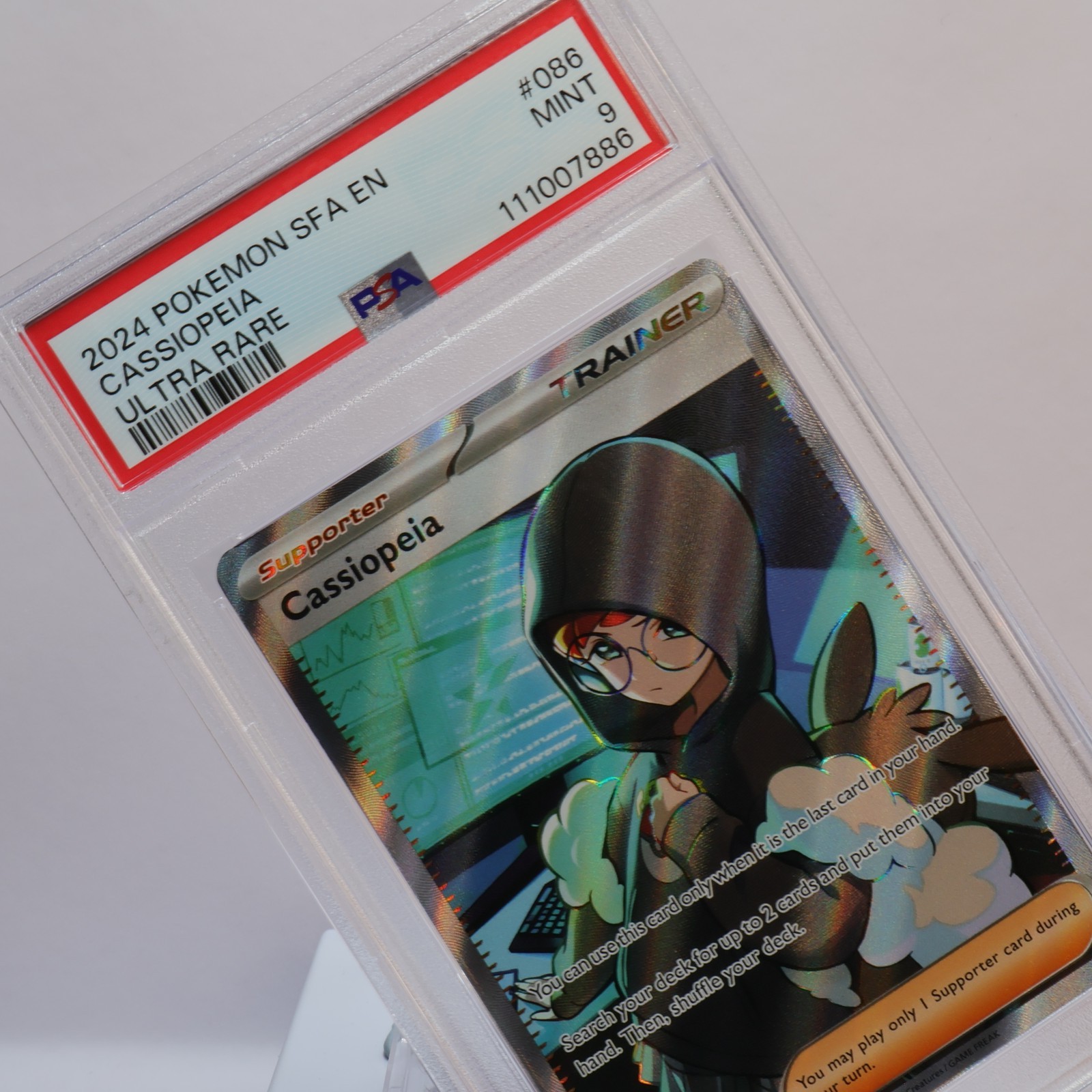 Pokemon TCG - Cassiopeia 086/064 Shrouded Fable Ultra Rare - PSA 9 MINT