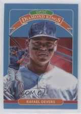 2020 Donruss Optic Diamond Kings Carolina Blue Prizm 47/50 Rafael Devers #16 7qg