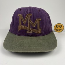 Vintage 90s Mickey Mouse Snapback Hat "MM" Logo Embroidered Disney Made in USA