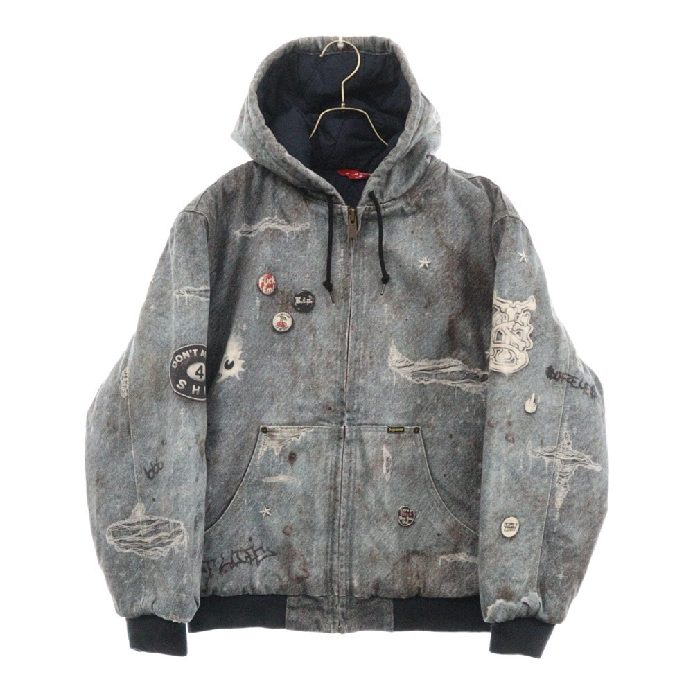 SUPREME 24AW HJR Trompe Loeil Hooded Work Jacket | eBay