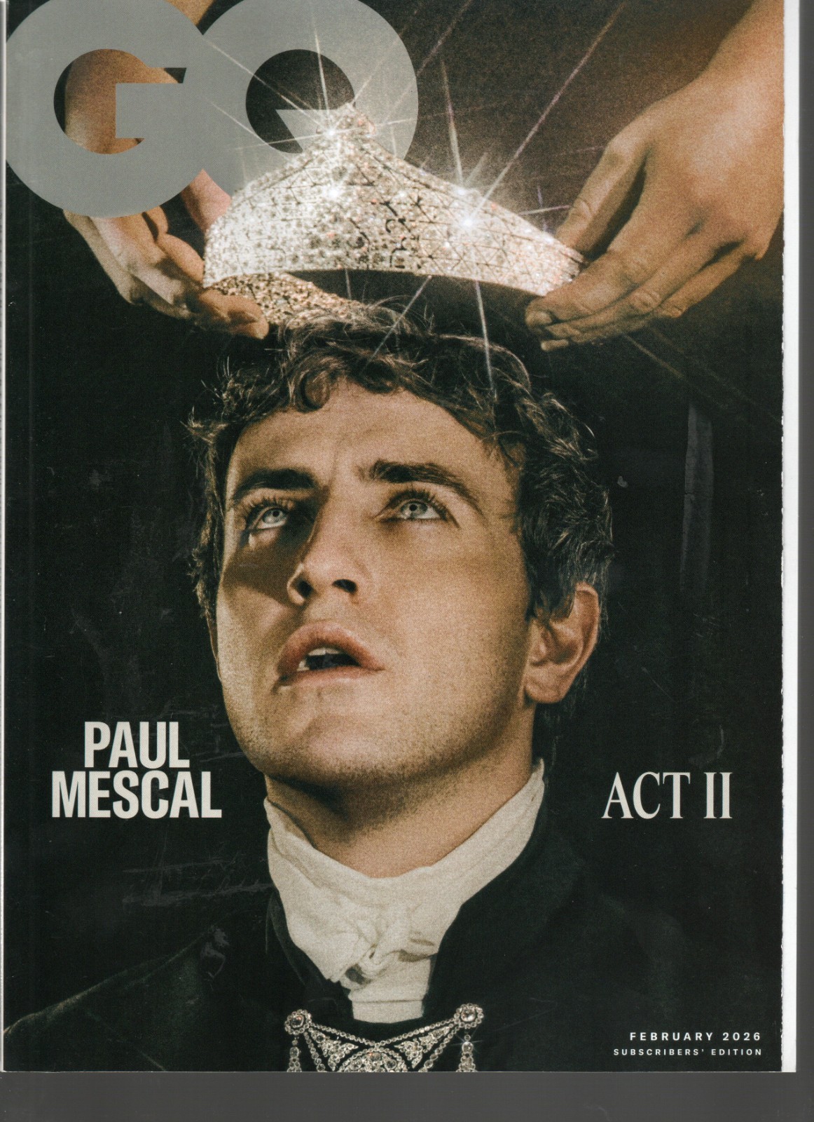 GQ magazine February 2026 Subscribers Cover - Paul Mescal, Namzah Sheeraz,