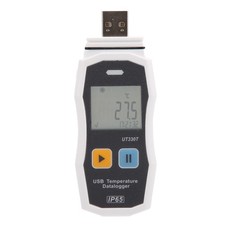 1 Precise Temperature Logger Industrial Thermometer Work For Indoor Material:ABS